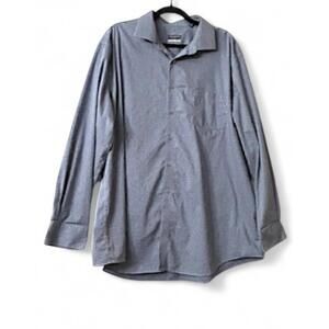 Van Heusen Flex Men's Button Down Shirt 2XL 34/35 Long‎ Sleeve Professional